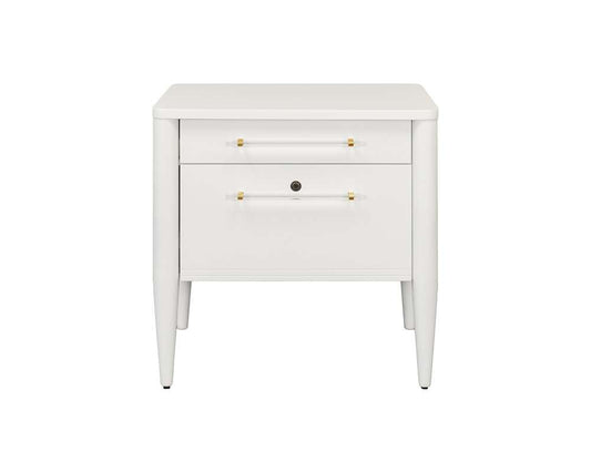 Martin Furniture - Shasta - Contemporary Lateral File, Office Lateral File, Accent Lateral File, White - IMSH455 veiw 2