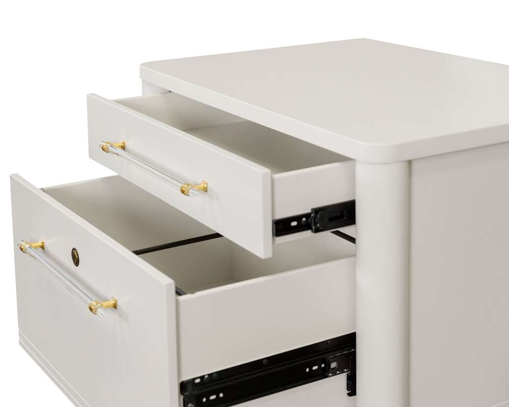Martin Furniture - Shasta - Contemporary Lateral File, Office Lateral File, Accent Lateral File, White - IMSH455 veiw 4