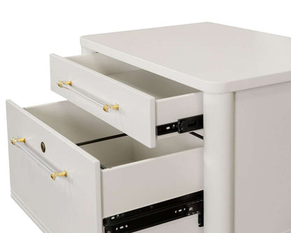 Martin Furniture - Shasta - Contemporary Lateral File, Office Lateral File, Accent Lateral File, White - IMSH455 veiw 4