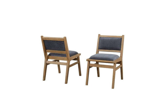 Martin Furniture - Shelby - Two Mid-Century Modern Wood Side Chairs, Kitchen Table Dining Seats, Brown - IMSY70KIT2 veiw 1