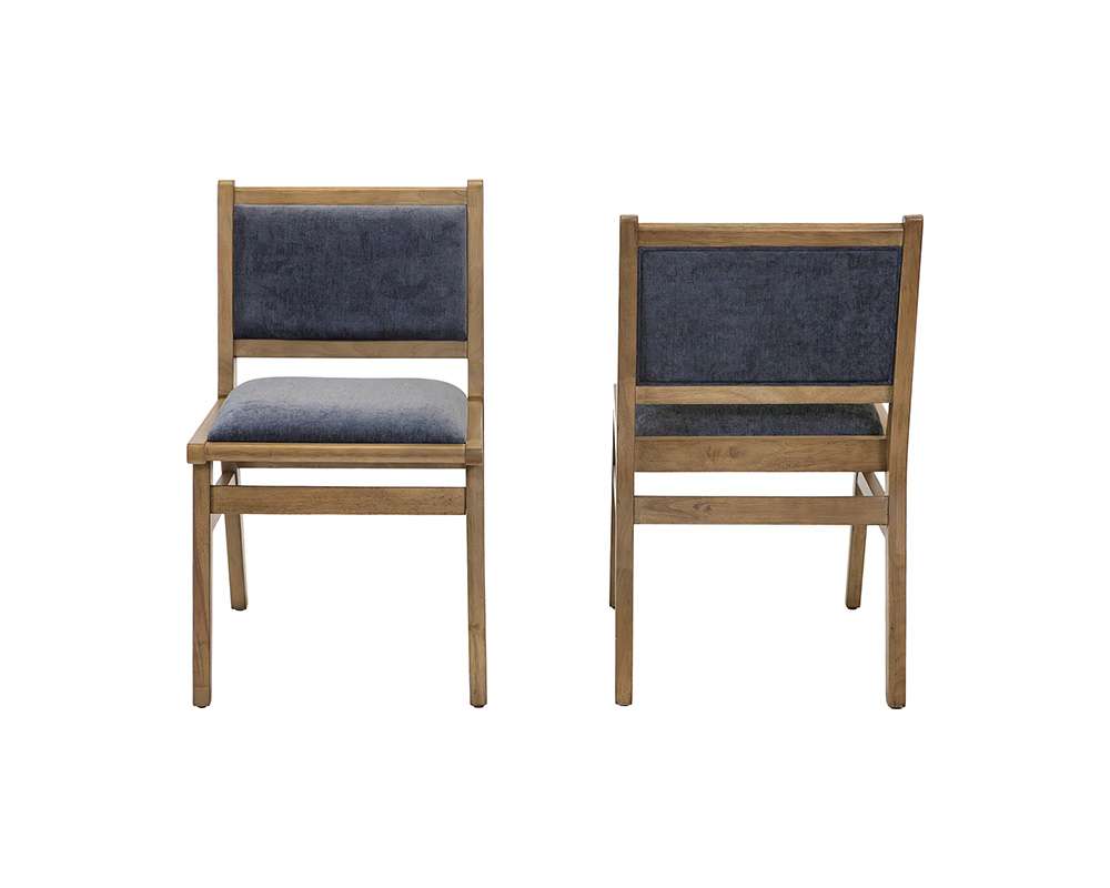 Martin Furniture - Shelby - Two Mid-Century Modern Wood Side Chairs, Kitchen Table Dining Seats, Brown - IMSY70KIT2 veiw 7