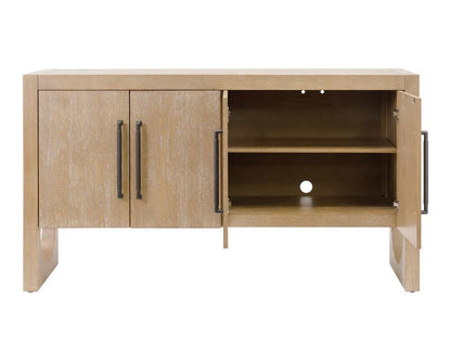 Martin Furniture - Canyon Drive - Modern Wood Sideboard, Office Storage, TV Stand, Entertainment Console, Storage Cabinet, Fully Assembled, Light Brown - IMCD370 veiw 7