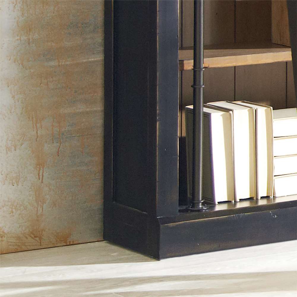 Martin Furniture  -  Toulouse 8 Tall Wood Bookcase, Fully Assembled, Black - IMTE4094 veiw 3