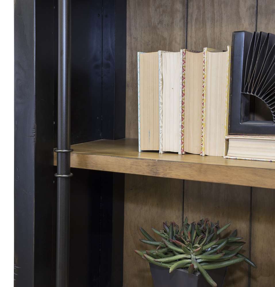 Martin Furniture  -  Toulouse 8 Tall Wood Bookcase, Fully Assembled, Black - IMTE4094 veiw 5