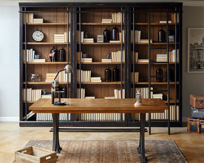 Martin Furniture  -  Toulouse 8 Tall Wood Bookcase, Fully Assembled, Black - IMTE4094 veiw 8