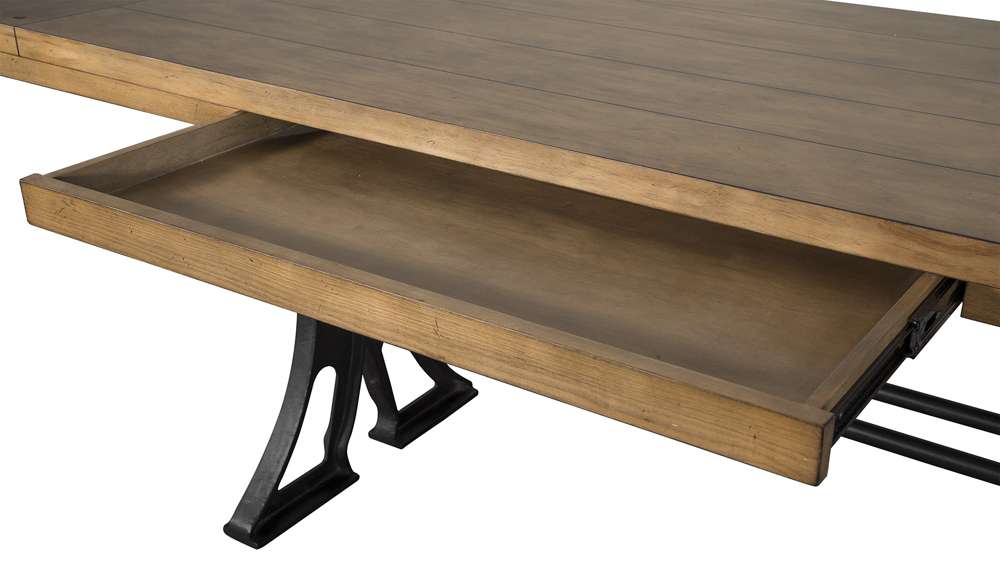 Martin Furniture - Toulouse Rustic Writing Desk, Brown - IMTE384T-Kit veiw 3