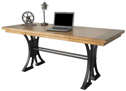 Martin Furniture - Toulouse Rustic Writing Desk, Brown - IMTE384T-Kit veiw 7