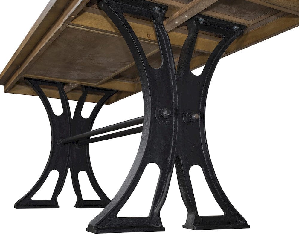 Martin Furniture - Toulouse - Rustic Writing Desk, Writing Table, Office Desk, Brown - IMTE384-KIT view 4