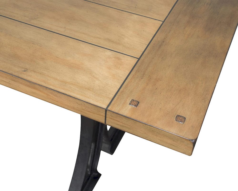 Martin Furniture - Toulouse - Rustic Writing Desk, Writing Table, Office Desk, Brown - IMTE384-KIT view 5