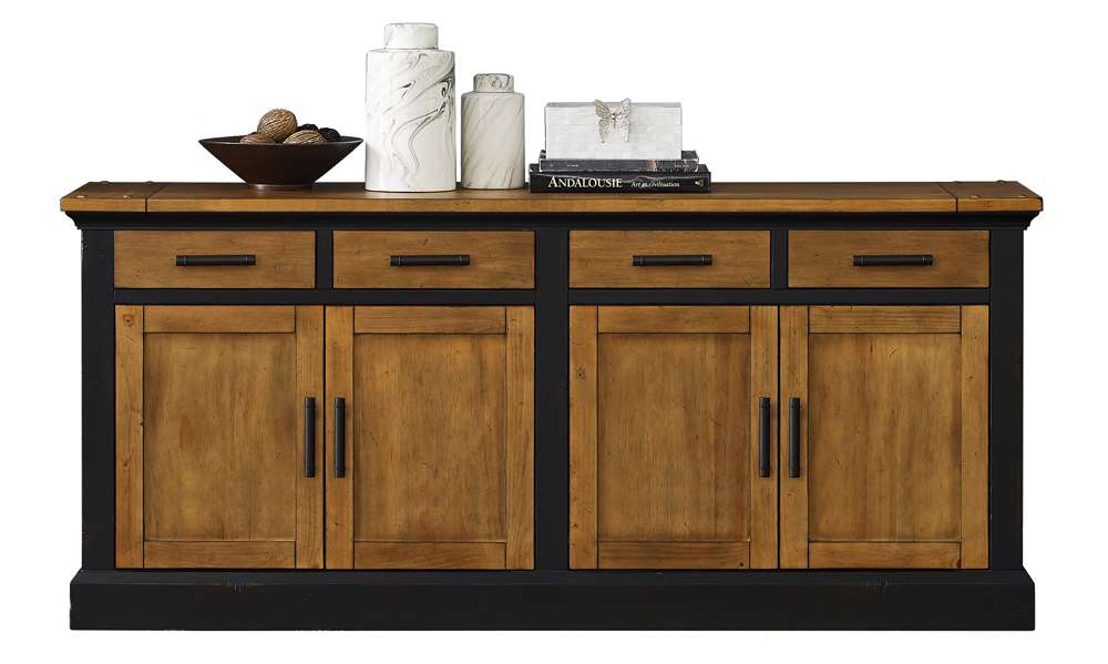 Martin Furniture - Toulouse Wood Credenza, Black - IMTE689 veiw 1
