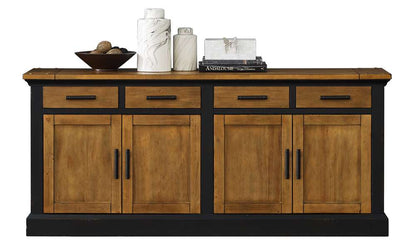 Martin Furniture - Toulouse Wood Credenza, Black - IMTE689 veiw 1