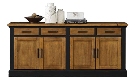 Martin Furniture - Toulouse Wood Credenza, Black - IMTE689 veiw 1