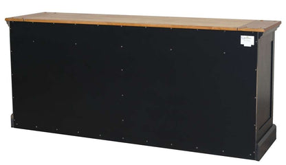 Martin Furniture - Toulouse Wood Credenza, Black - IMTE689 veiw 2