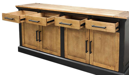 Martin Furniture - Toulouse Wood Credenza, Black - IMTE689 veiw 5