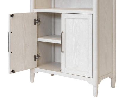 Martin Furniture - Towne - Modern Wood Bookcase with Doors, Office Shelving, Storage Cabinet, Fully Assembled, White - IMTO3278D view 6