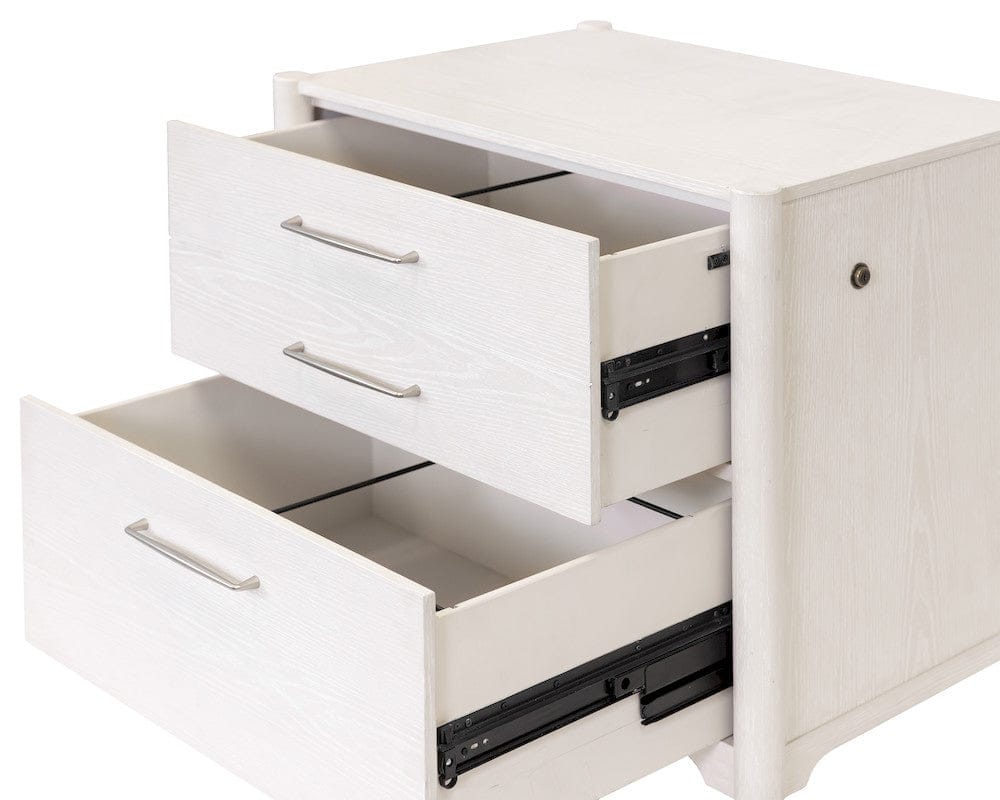 Martin Furniture - Towne - Modern Wood Lateral File, Office Storage File Drawer, Locking Drawer, Fully Assembled, White - IMTO450 view 4