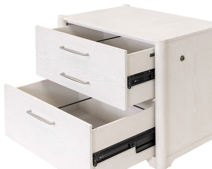 Martin Furniture - Towne - Modern Wood Lateral File, Office Storage File Drawer, Locking Drawer, Fully Assembled, White - IMTO450 view 4