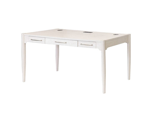 Martin Furniture - Towne - Modern Wood Office Writing Desk, Storage Table, White - IMTO384 view 1