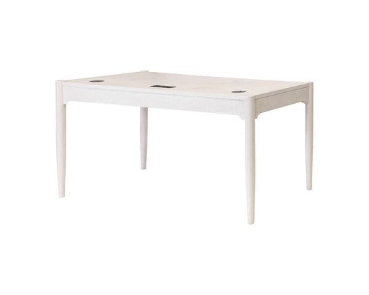 Martin Furniture - Towne - Modern Wood Office Writing Desk, Storage Table, White - IMTO384 view 2