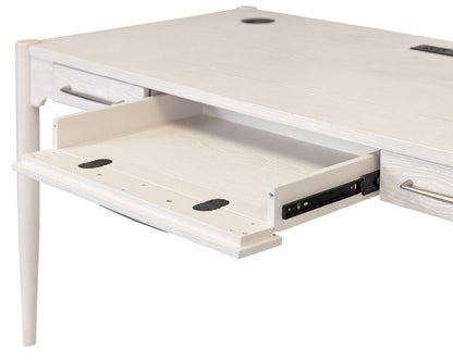 Martin Furniture - Towne - Modern Wood Office Writing Desk, Storage Table, White - IMTO384 view 7