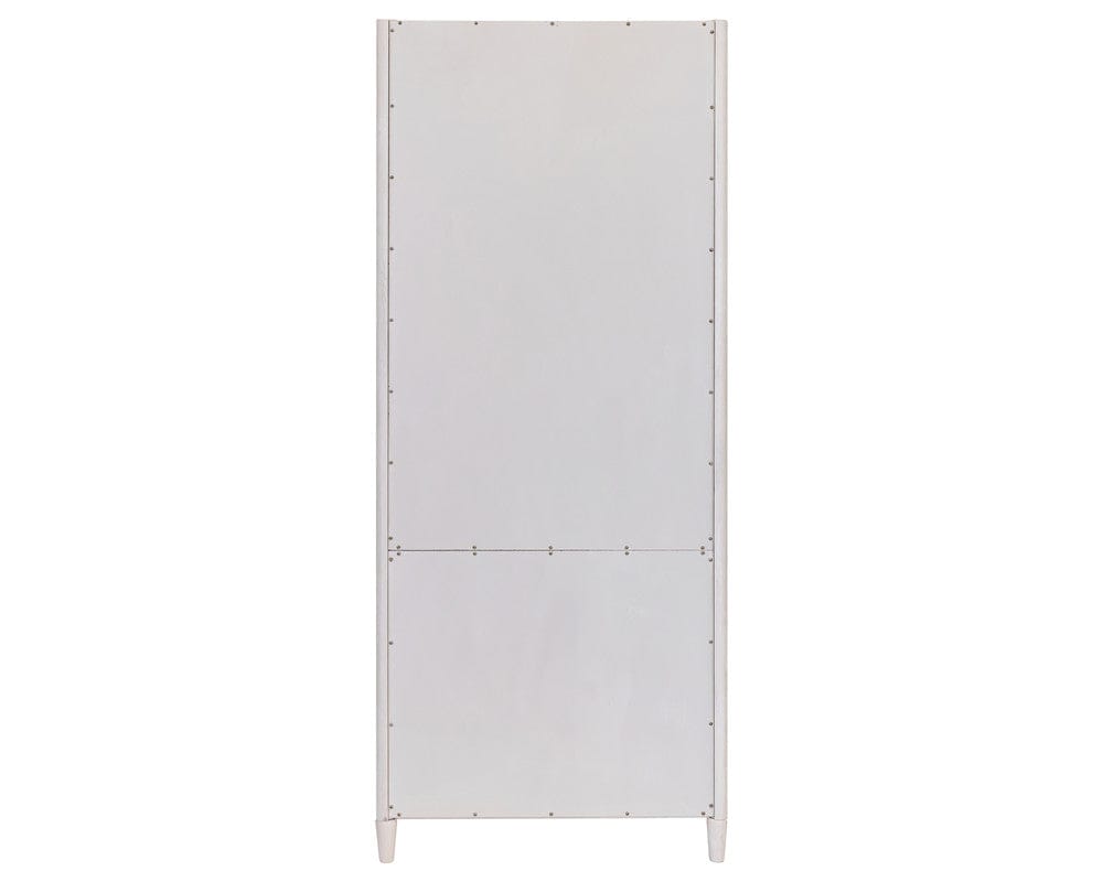 Martin Furniture - Towne - Modern Wood Open Bookcase, Office Shelving, Storage Cabinet, Fully Assembled, White - IMTO3278 view 2