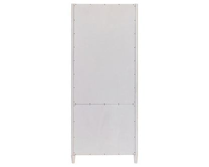 Martin Furniture - Towne - Modern Wood Open Bookcase, Office Shelving, Storage Cabinet, Fully Assembled, White - IMTO3278 view 2