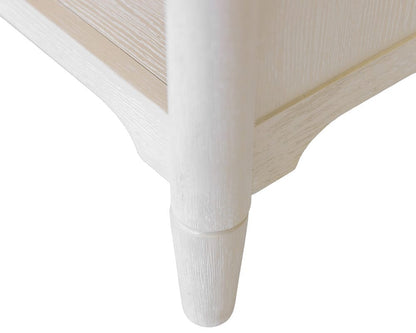 Martin Furniture - Towne - Modern Wood Open Bookcase, Office Shelving, Storage Cabinet, Fully Assembled, White - IMTO3278 view 4