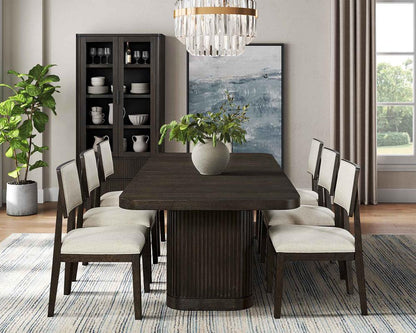 Martin Furniture - Tulane Contemporary Style, Wood Dining Display Cabinet, Dining Storage Cabinet, Fully Assembled, Brown - IMTU3876 veiw 5