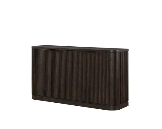 Martin Furniture - Tulane Contemporary Style, Wood Dining Sideboard, Dining Storage Cabinet, TV Stand, Entertainment Console, Fully Assembled, Brown - IMTU370 veiw 1
