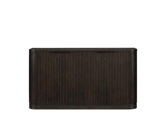 Martin Furniture - Tulane Contemporary Style, Wood Dining Sideboard, Dining Storage Cabinet, TV Stand, Entertainment Console, Fully Assembled, Brown - IMTU370 veiw 2