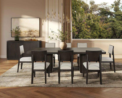 Martin Furniture - Tulane Contemporary Style, Wood Dining Sideboard, Dining Storage Cabinet, TV Stand, Entertainment Console, Fully Assembled, Brown - IMTU370 veiw 5