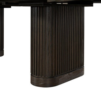 Martin Furniture - Tulane Contemporary Style, Wood Rectangular Extension Kitchen Dining Table, Brown - IMTU8442T-KIT veiw 6