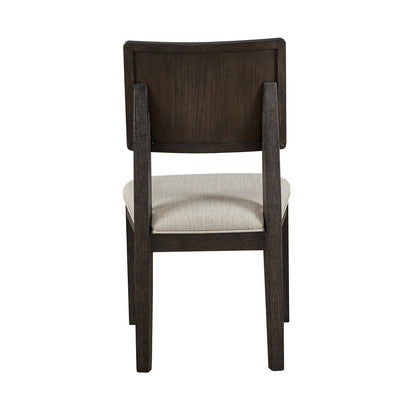 Martin Furniture - Tulane Contemporary Style, Wood Side Chairs, Kitchen Table Dining Seats, Brown (Set of 2) - IMTU70KIT2 veiw 3