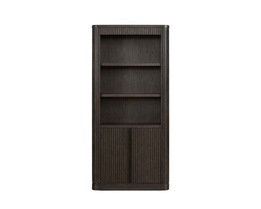 Martin Furniture - Tulane Executive Bookcase With Doors, Fully Assembled, Brown - IMTU3676D veiw 2