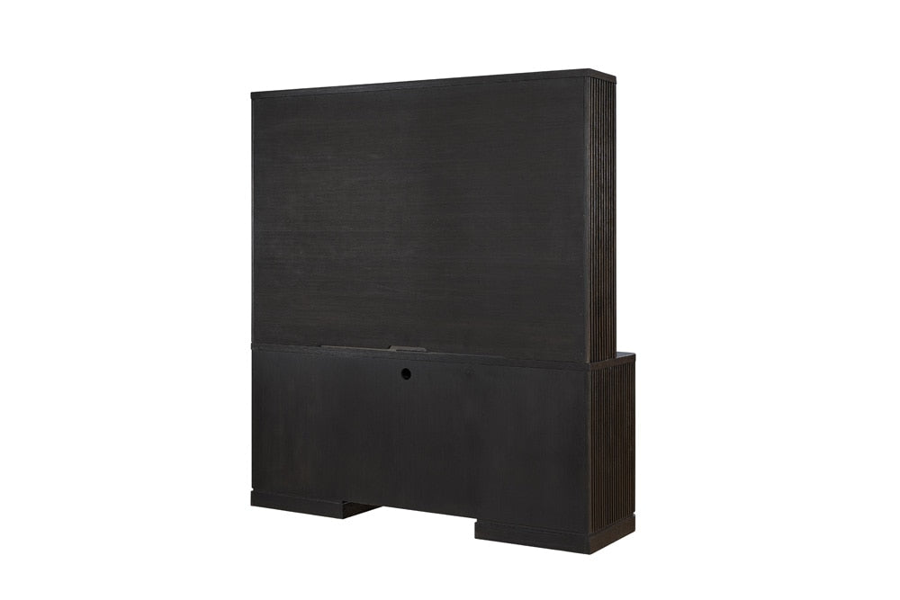 Martin Furniture - Tulane Executive Credenza and Hutch, Office Desk, Fully Assembled, Brown - IMTU682-689KIT veiw 3