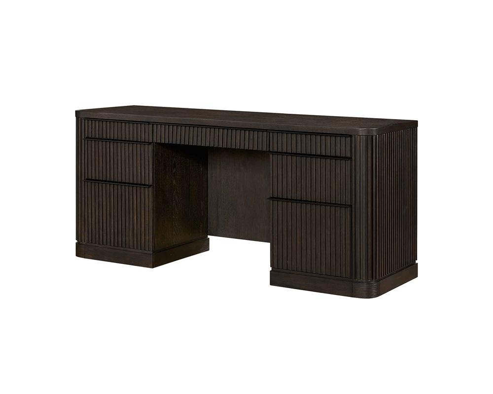 Martin Furniture - Tulane Executive Credenza, Executive Desk, Fully Assembled, Brown - IMTU689 view 1