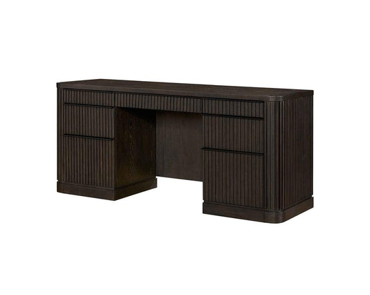 Martin Furniture - Tulane Executive Credenza, Executive Desk, Fully Assembled, Brown - IMTU689 veiw 1