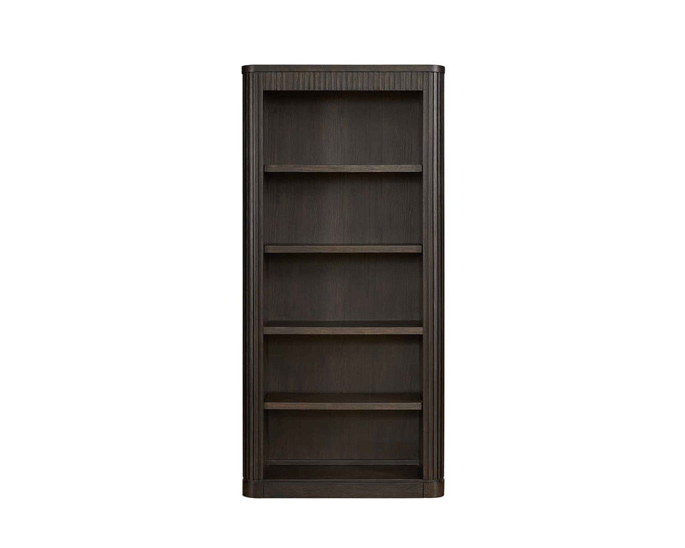 Martin Furniture - Tulane Executive Open Bookcase, Fully Assembled, Brown - IMTU3676 veiw 2