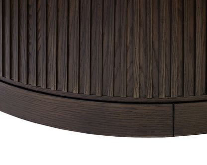 Martin Furniture - Tulane - Modern Round Coffee Table, Side Table, Cocktail Stand, Fully Assembled, Brown - IMTU4218 view 3