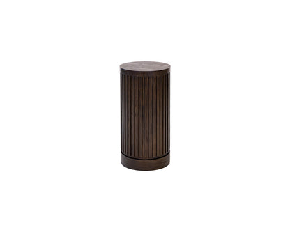Martin Furniture - Tulane - Modern Round Pedestal Table, Side Table, Cocktail Stand, Fully Assembled, Brown - IMTU1224 view 1