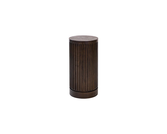 Martin Furniture - Tulane - Modern Round Pedestal Table, Side Table, Cocktail Stand, Fully Assembled, Brown - IMTU1224 view 1