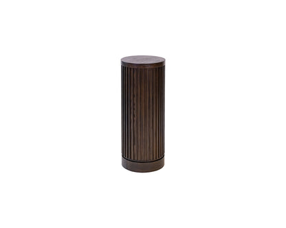 Martin Furniture - Tulane - Modern Round Pedestal Table, Side Table, Cocktail Stand, Fully Assembled, Brown - IMTU1230 view 1