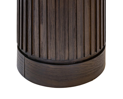 Martin Furniture - Tulane - Modern Round Pedestal Table, Side Table, Cocktail Stand, Fully Assembled, Brown - IMTU1230 view 3