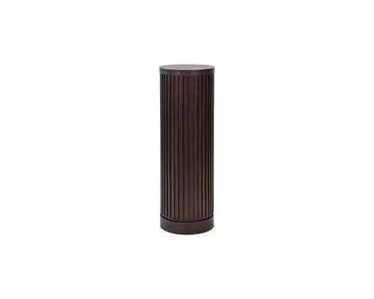 Martin Furniture - Tulane - Modern Round Pedestal Table, Side Table, Cocktail Stand, Fully Assembled, Brown - IMTU1236 view 1