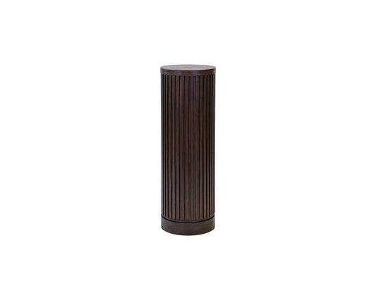 Martin Furniture - Tulane - Modern Round Pedestal Table, Side Table, Cocktail Stand, Fully Assembled, Brown - IMTU1236 view 1