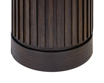 Martin Furniture - Tulane - Modern Round Pedestal Table, Side Table, Cocktail Stand, Fully Assembled, Brown - IMTU1236 view 3