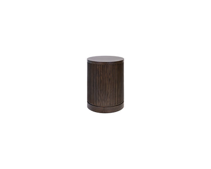 Martin Furniture - Tulane - Modern Round Pedestal Table, Side Table, Cocktail Stand, Fully Assembled, Brown - IMTU1824 view 1