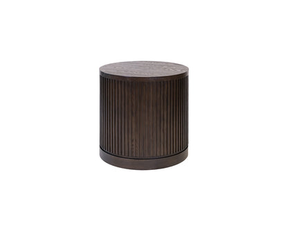 Martin Furniture - Tulane - Modern Round Pedestal Table, Side Table, Cocktail Stand, Fully Assembled, Brown - IMTU2424 view 1