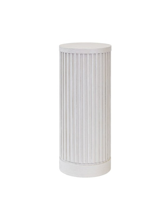 Martin Furniture - Tulane - Modern Round Pedestal Table, Side Table, Cocktail Stand, Fully Assembled, White - IMTU1230W view 1
