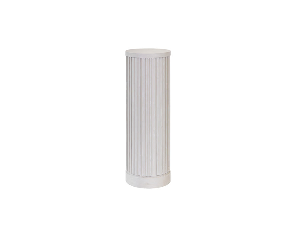 Martin Furniture - Tulane - Modern Round Pedestal Table, Side Table, Cocktail Stand, Fully Assembled, White - IMTU1236W view 1